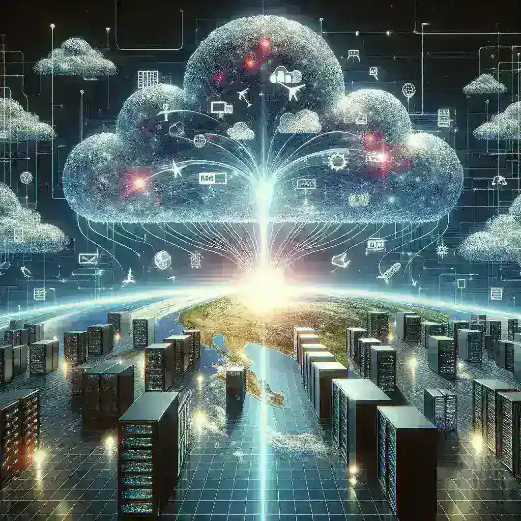 "Diagram illustrating the integration of edge computing and cloud technology to reduce latency in real-time applications, highlighting key components and benefits for latency-critical use cases."